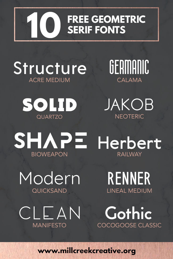 10-free-geometric-fonts-mill-creek-creative